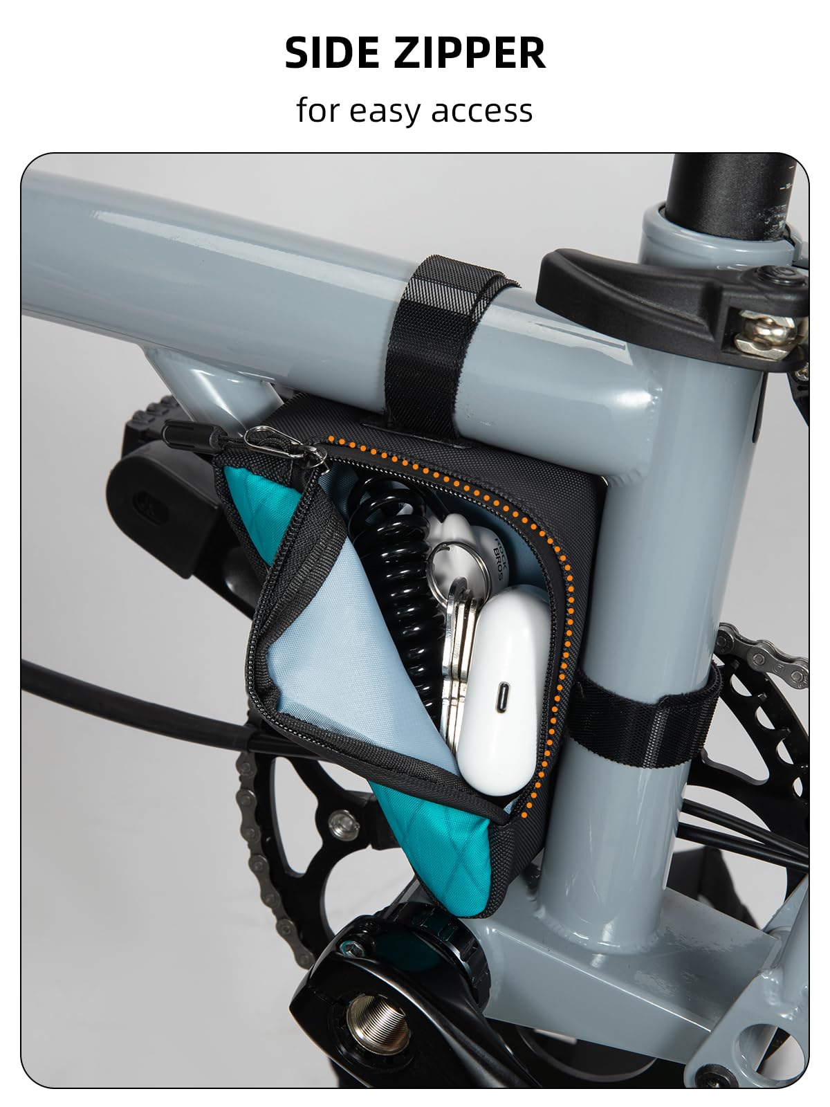 Compact Triangle Bike Tool Storage Bag