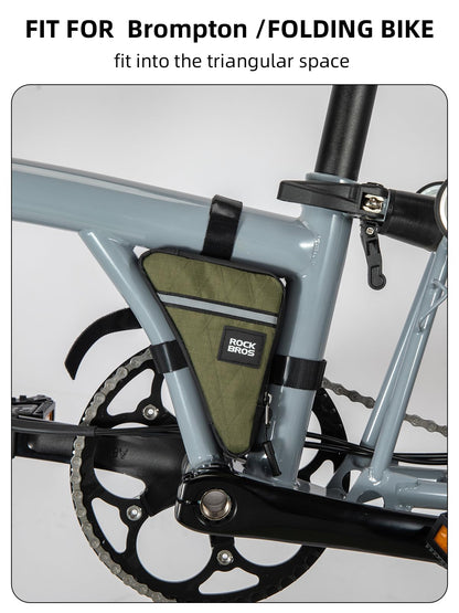 Compact Triangle Bike Tool Storage Bag
