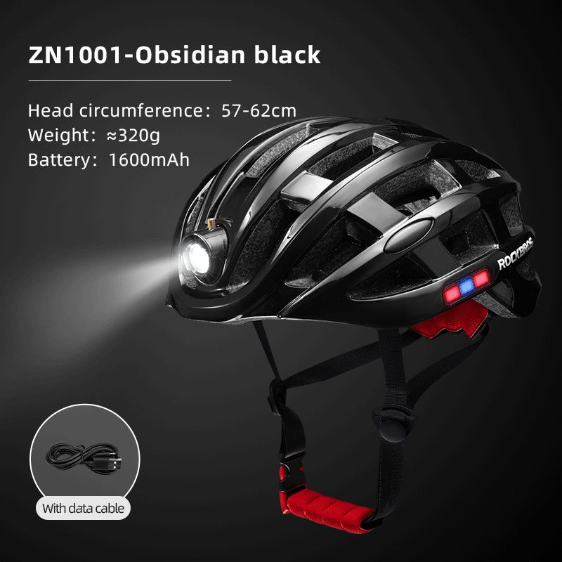 ROCKBROS Cycling Light Helmet 3Modes Bike Ultralight Helmet Electric USB