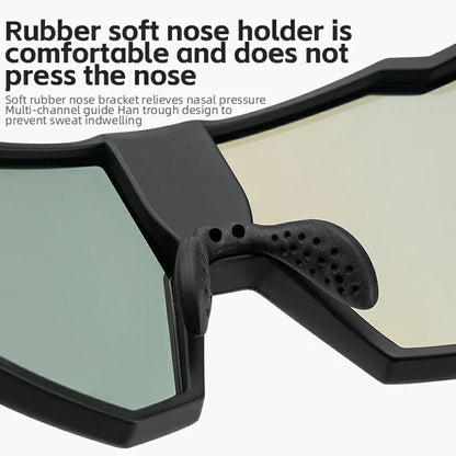 ROCKBROS UV400 Cycling Sunglasses Electronic Photochromic Color Changing