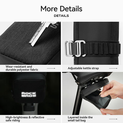 Cycling Two-in-one Bicycle Kettle Tail Bag