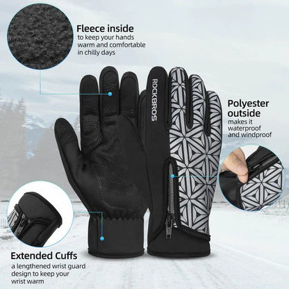 Fleece Full Finger Cycling Gloves