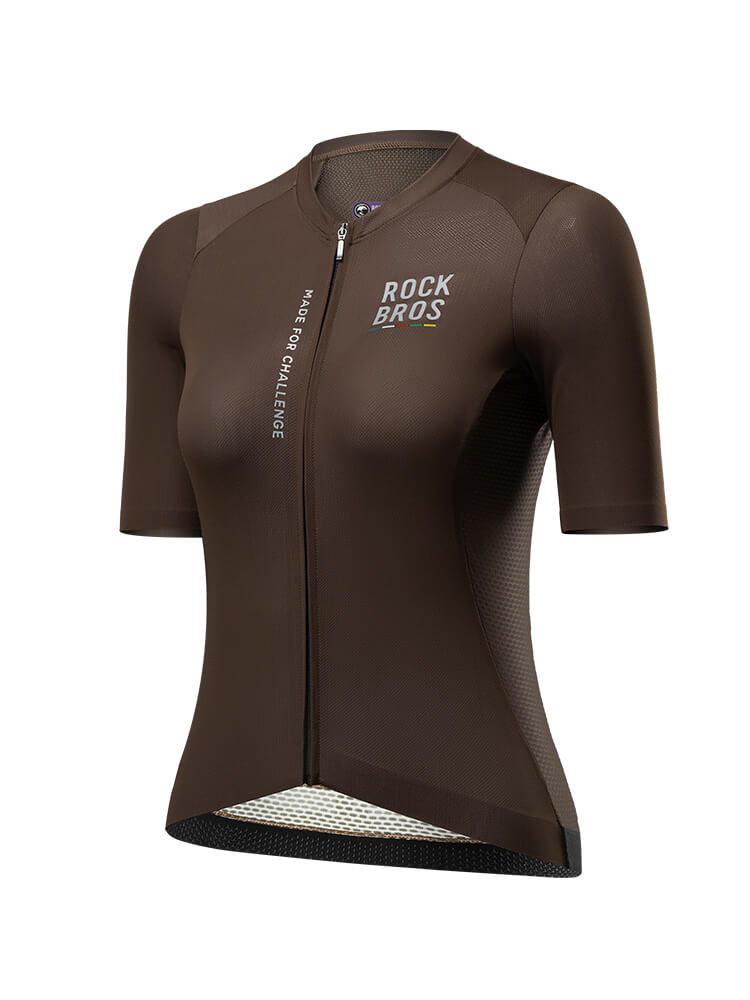 Women's ROAD-TO-SKY Quick-Drying Short-Sleeve Cycling Jersey
