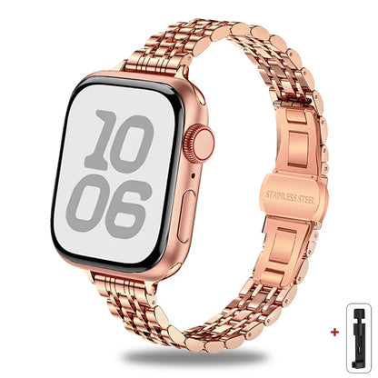 Stainless Steel Strap For Apple Watch Band Series 11/10/9/8/7/6/5/4/ SE / Ultra 1/2/3