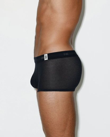 Rough Knit Trunk Black