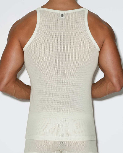 Rough Knit Tank Bone