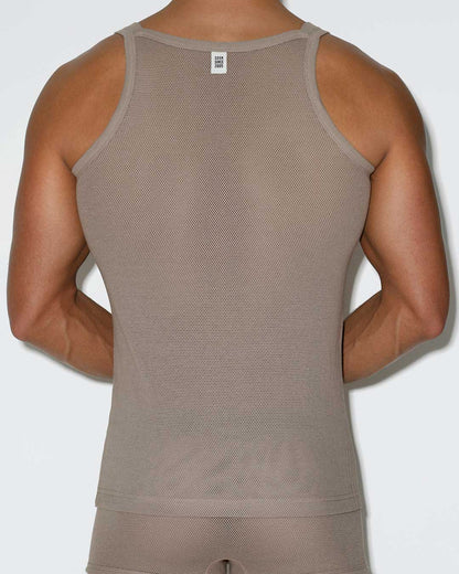 Rough Knit Tank Sardinia Tan