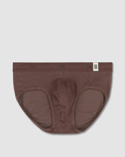 Rough Knit Low Rise Brief Dutch Cocoa