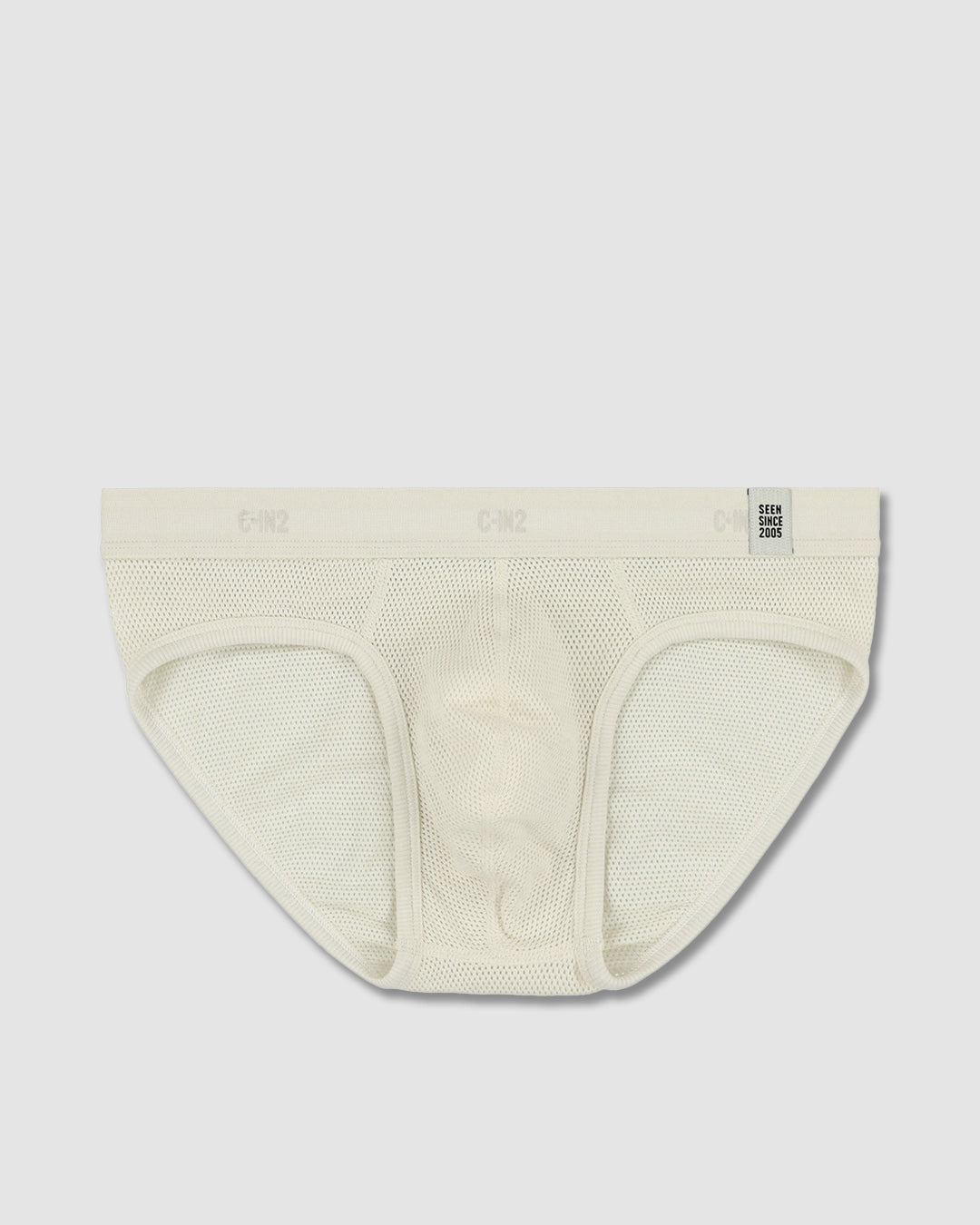 Rough Knit Low Rise Brief Bone