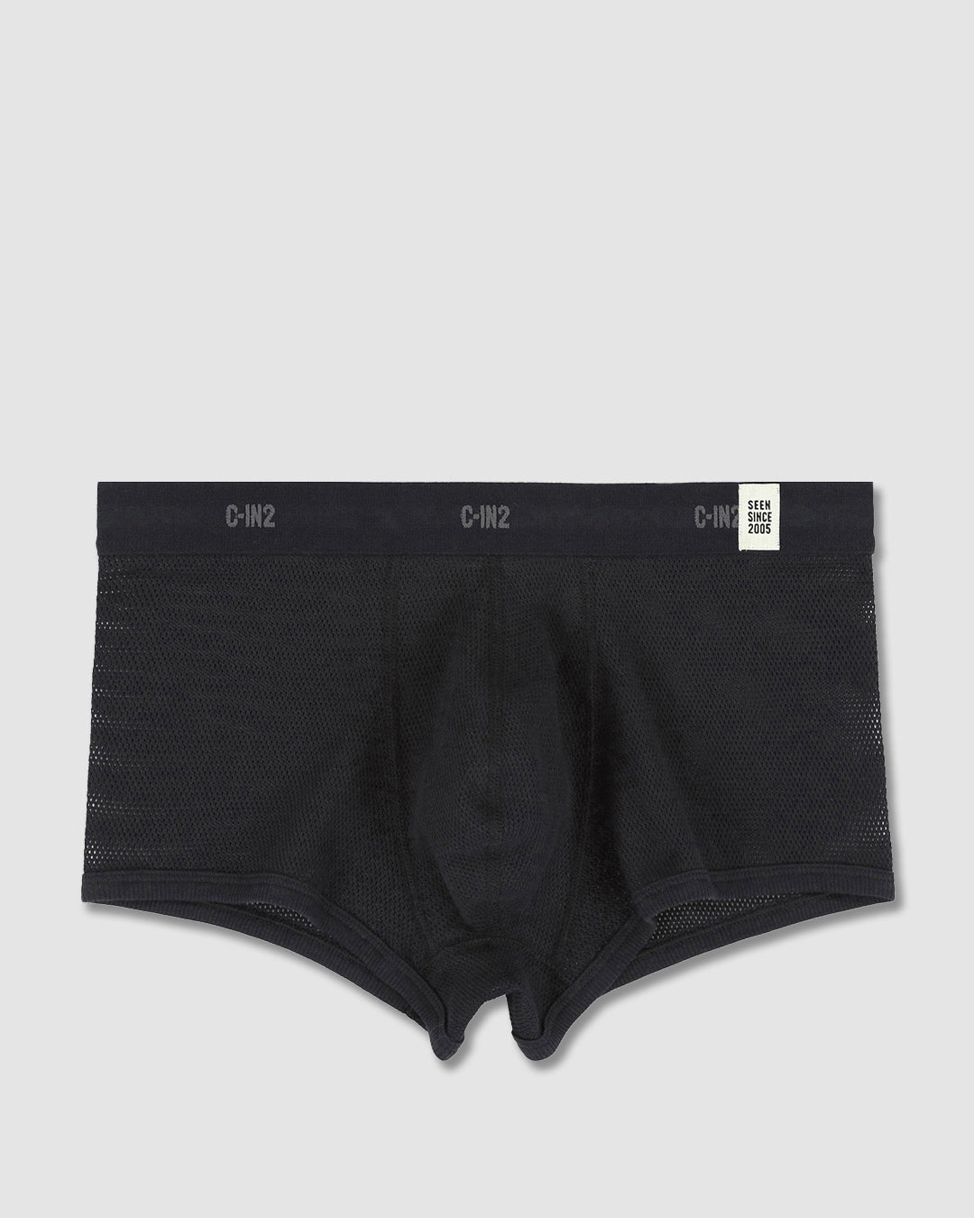 Rough Knit Trunk Black