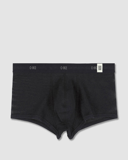 Rough Knit Trunk Black