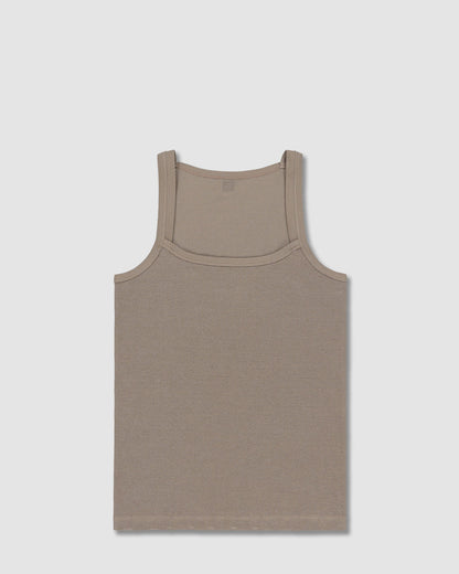 Rough Knit Tank Sardinia Tan