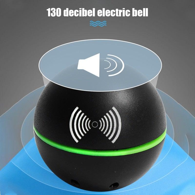 Round Modern Bicycle Bell Electric Bike Horn Loud 130db Sound Signal 3 Ringtones Little Black Ball Water Proof Accessories 3 Sound Modes Loud Horn Waterproof Bicycle Bell For Handlebar Bicycle Horn