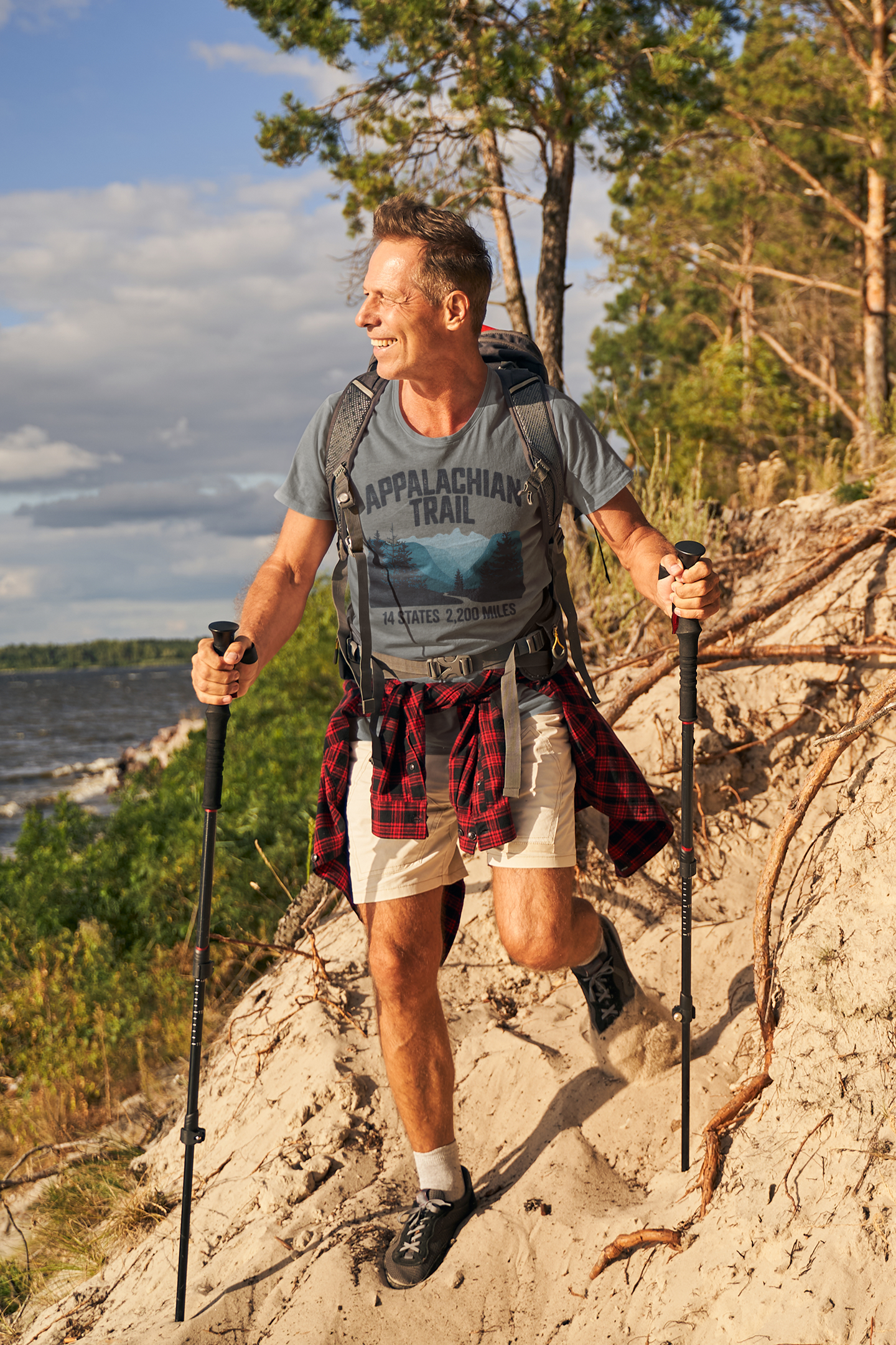Appalachian Trail 14 States 2200 Miles Unisex Fit Soft T-Shirt