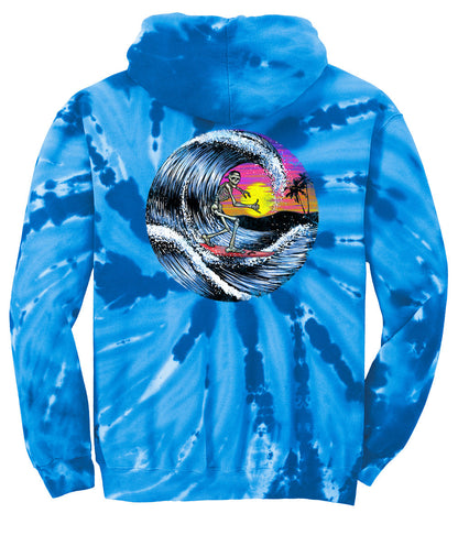 Koloa Spooky Surfer Tie-Dye Hoodie