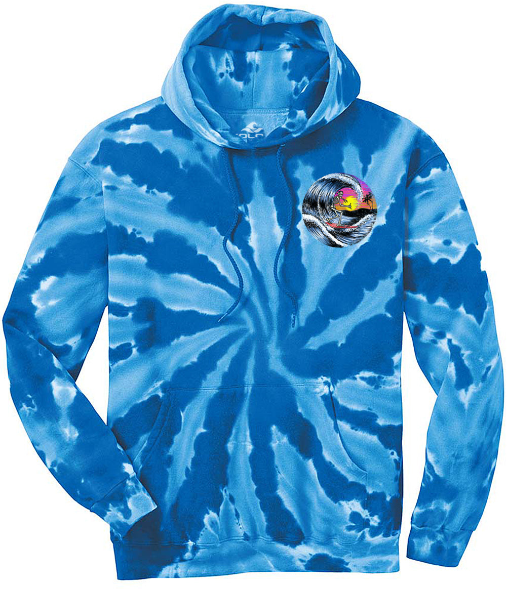 Koloa Spooky Surfer Tie-Dye Hoodie