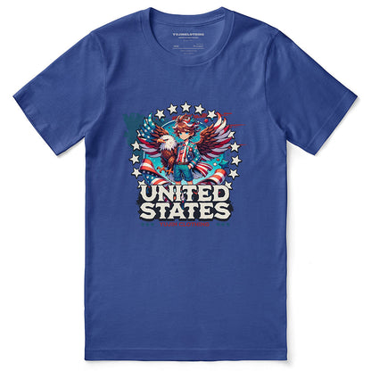 July 4th Eagle And Boy T-Shirt