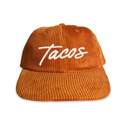 Tacos Cursive Corduroy Cap