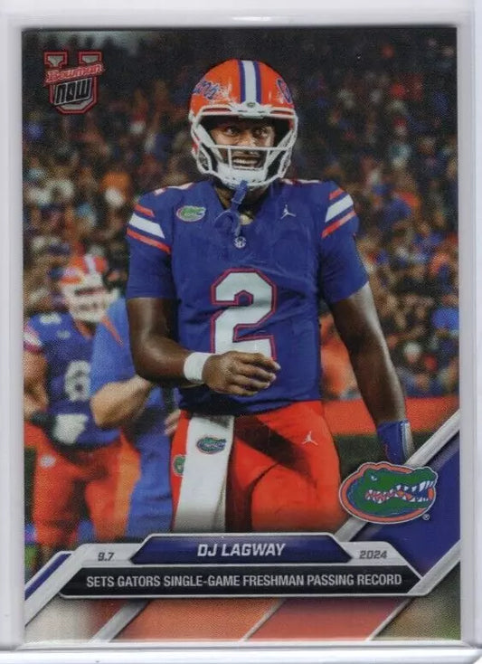 2024 Topps Bowman U Now DJ Lagway #7SP Florida Gators Rookie RC Football Card