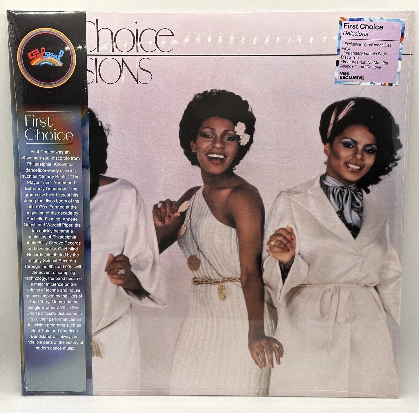 First Choice - Delusions [Clear Vinyl] [180 Gram] (Hol) Vinyl Record