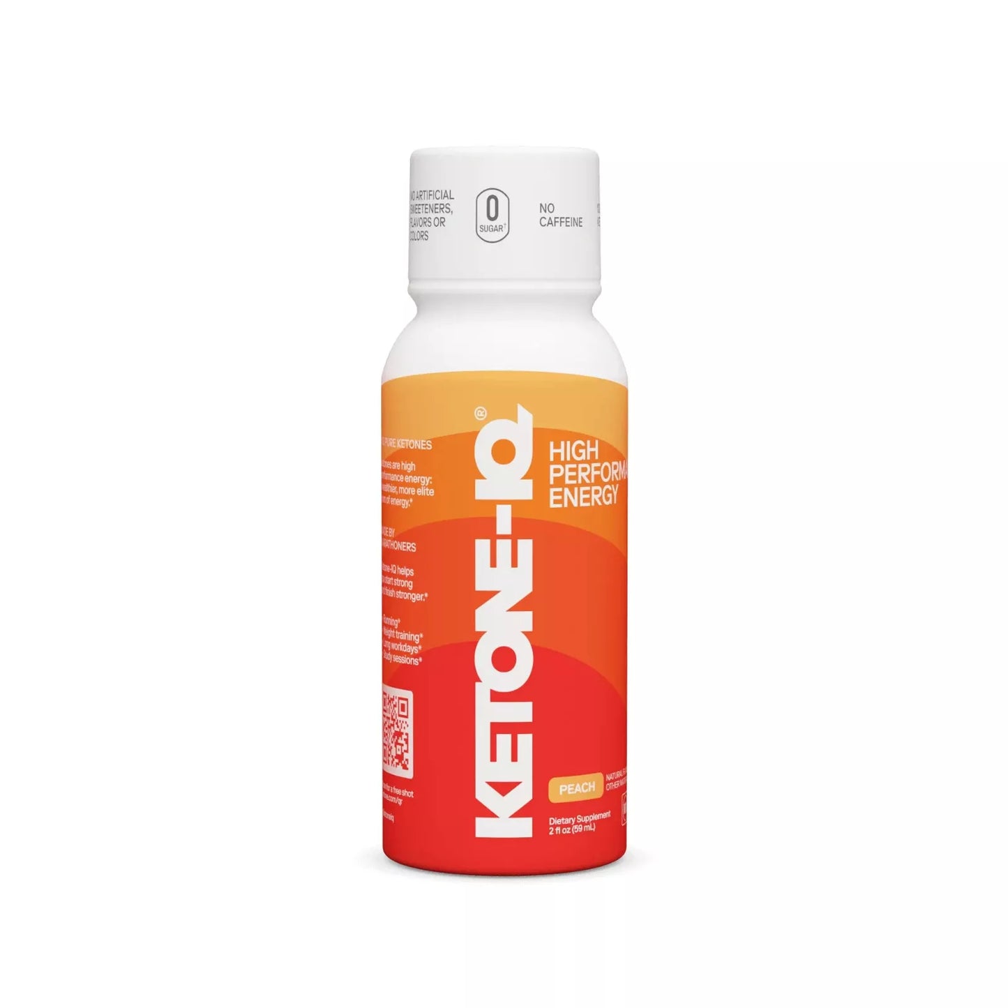 H.V.M.N. KETONE-IQ Shots Peach 6 PACK of 2 Fl oz Bottles (NEW - IN BOX)