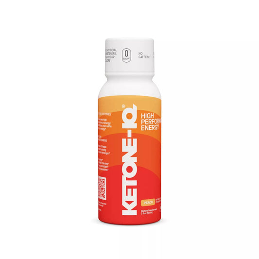 H.V.M.N. KETONE-IQ Shots Peach 6 PACK of 2 Fl oz Bottles (NEW - IN BOX)