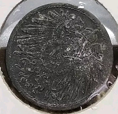 1922 German Empire 10 Pfennig Extremely Fine
