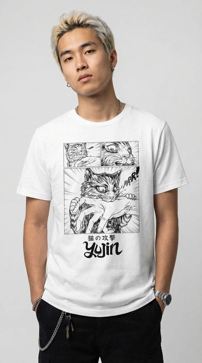 Sudden Attack Cat T-Shirt