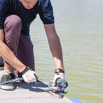 Sailing Gloves With Sticky Palm 3-4 Cut Fingers Kayaking & More Unisex