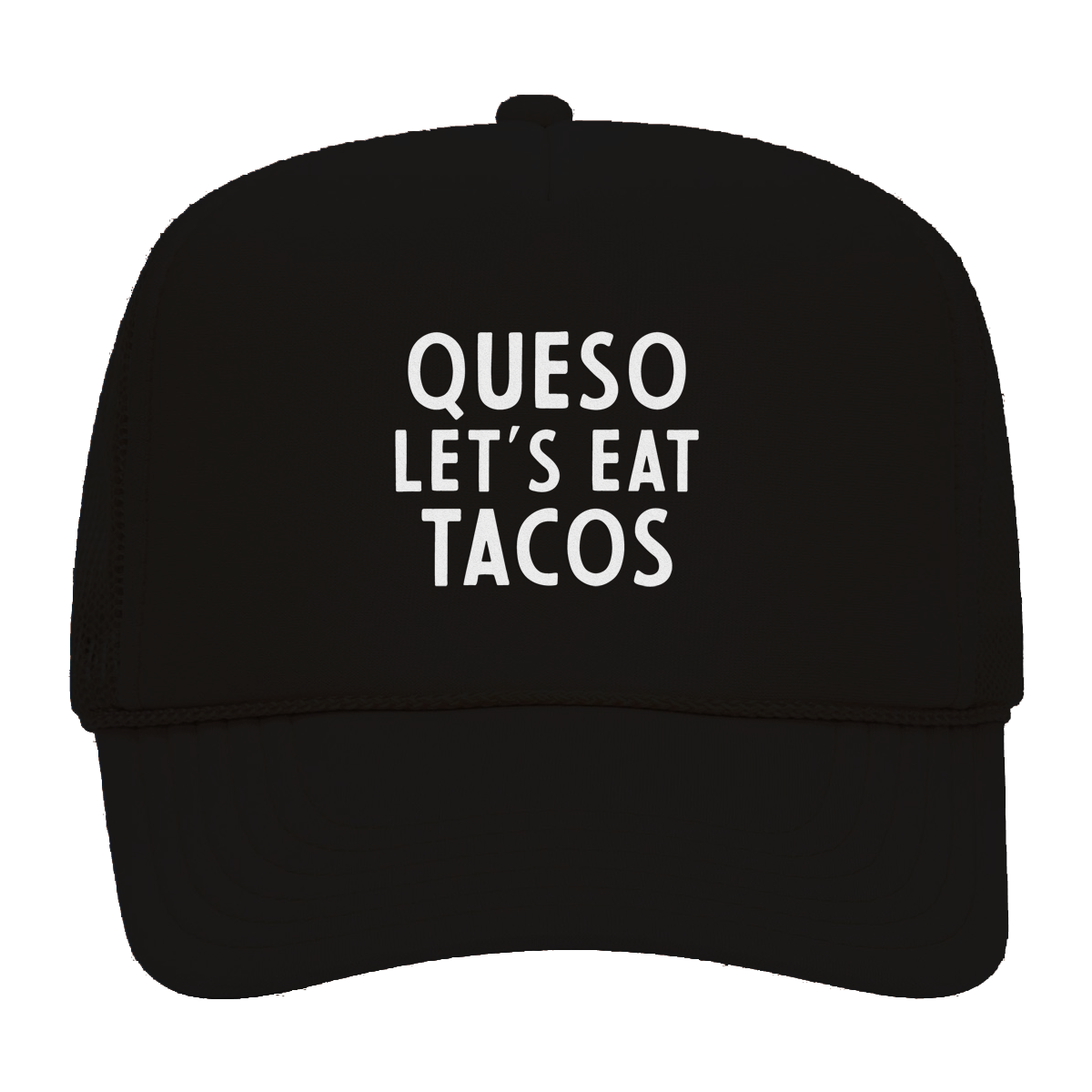 Queso Let's Eat Tacos Foam Snapback