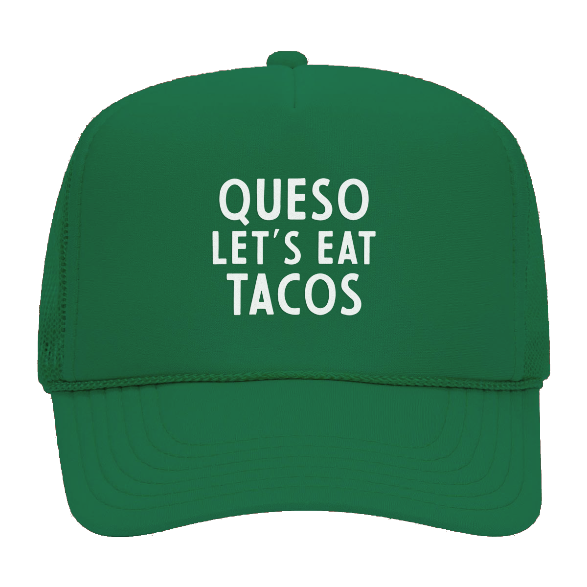 Queso Let's Eat Tacos Foam Snapback