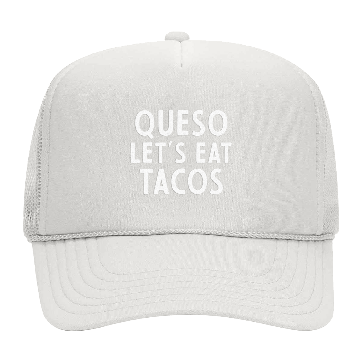 Queso Let's Eat Tacos Foam Snapback