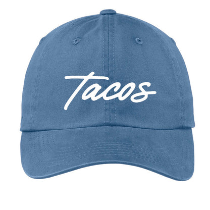 Tacos Cursive Baseball Cap