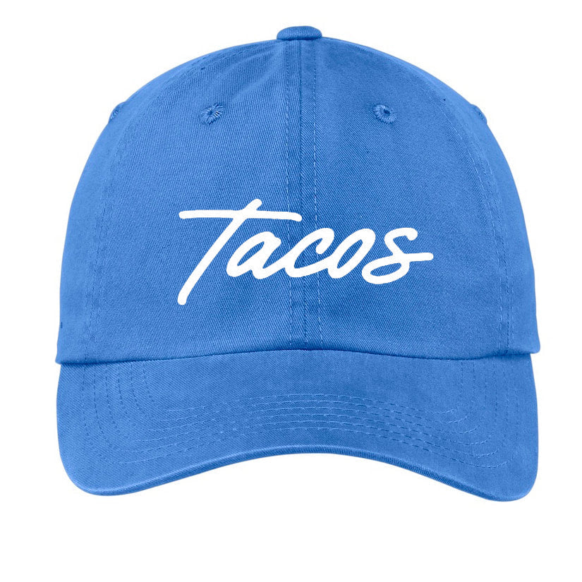 Tacos Cursive Baseball Cap