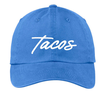 Tacos Cursive Baseball Cap