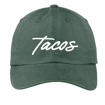 Tacos Cursive Baseball Cap