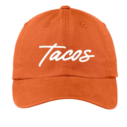 Tacos Cursive Baseball Cap