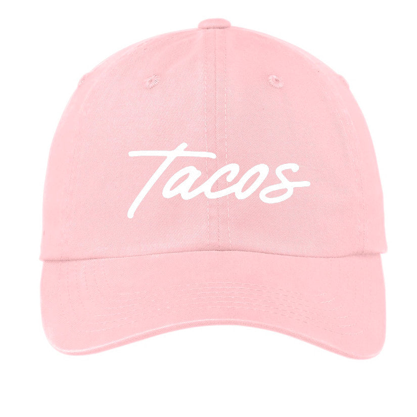 Tacos Cursive Baseball Cap