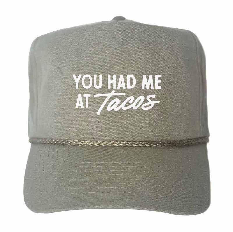 You Had Me At Tacos Canvas Trucker