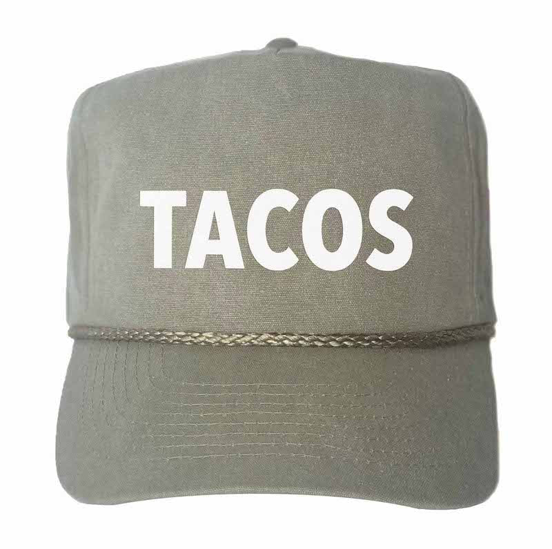 Tacos Canvas Trucker