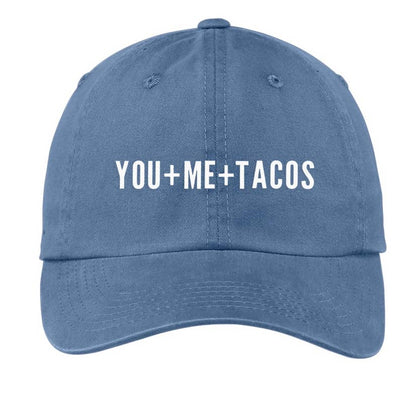 You + Me + Tacos Baseball Cap
