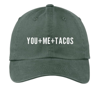 You + Me + Tacos Baseball Cap