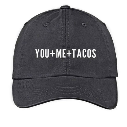 You + Me + Tacos Baseball Cap
