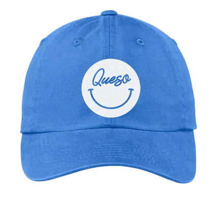 Queso Cursive Smile Baseball Cap