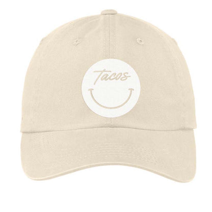 Tacos Cursive Smile Baseball Cap