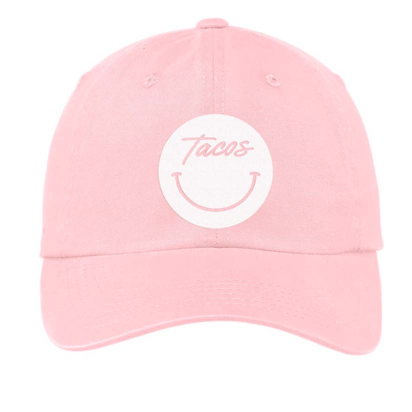 Tacos Cursive Smile Baseball Cap