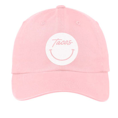 Tacos Cursive Smile Baseball Cap
