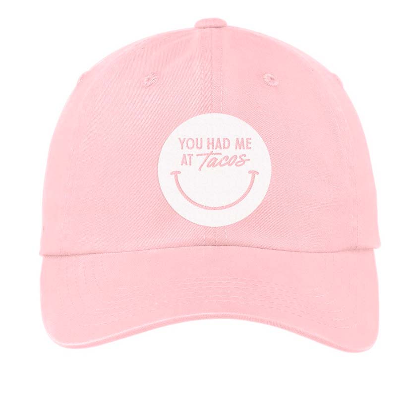 You Had Me At Tacos Smile Baseball Cap