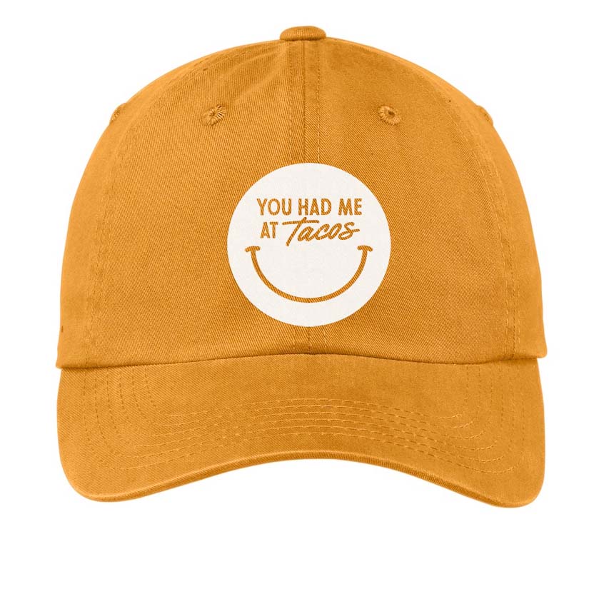 You Had Me At Tacos Smile Baseball Cap