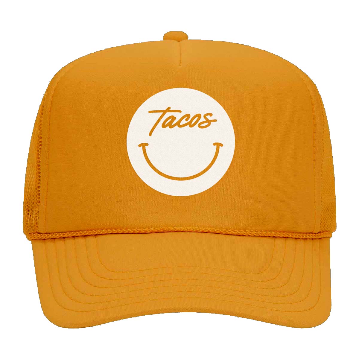 Tacos Cursive Smile Foam Snapback